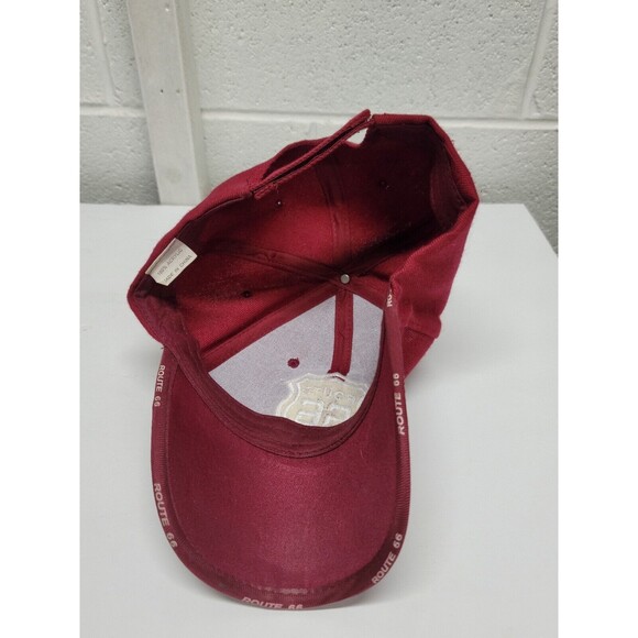 Route 66 Hat Route 66 Hat Tan Brown Adjustable Adult Size Hat Brown Cap - Picture 5 of 7